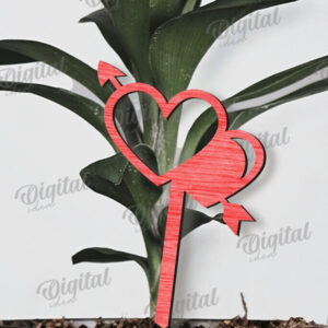 Intra απο ξύλο plywood 3mm-4mm πάχος – Κοπή με λέιζερ για την Ημέρα του Αγίου Βαλεντίνου Δίασταση  20x20 cm INTRAFABR-110382098