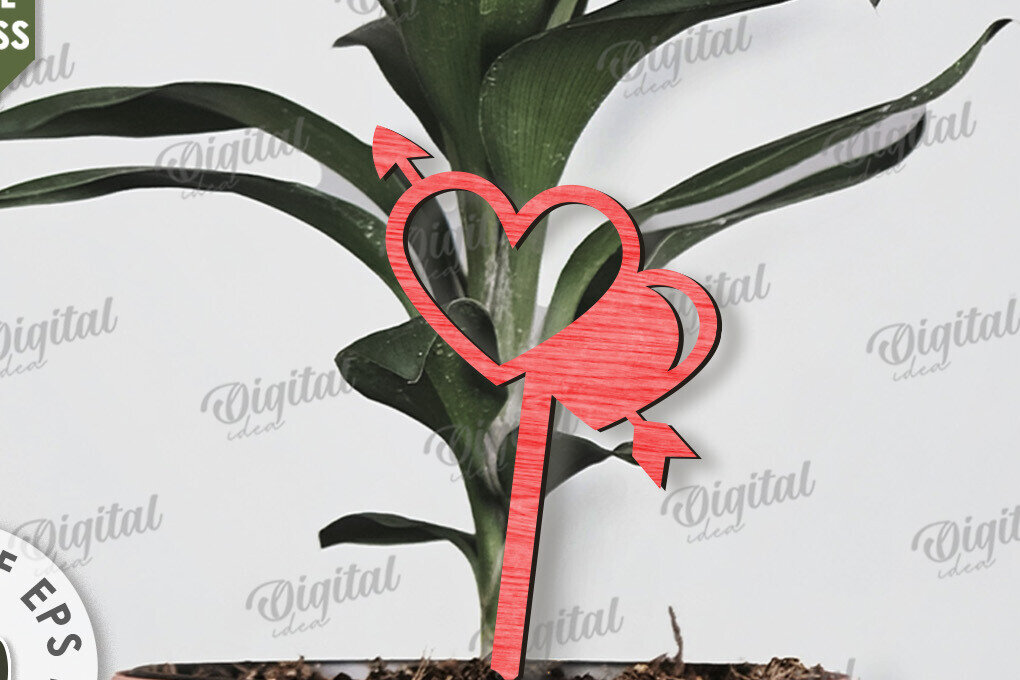 Intra απο ξύλο plywood 3mm-4mm πάχος – Κοπή με λέιζερ για την Ημέρα του Αγίου Βαλεντίνου Δίασταση  20x20 cm INTRAFABR-110382098