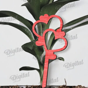 Intra απο ξύλο plywood 3mm-4mm πάχος – Κοπή με λέιζερ για την Ημέρα του Αγίου Βαλεντίνου Δίασταση  20x20 cm INTRAFABR-110382125