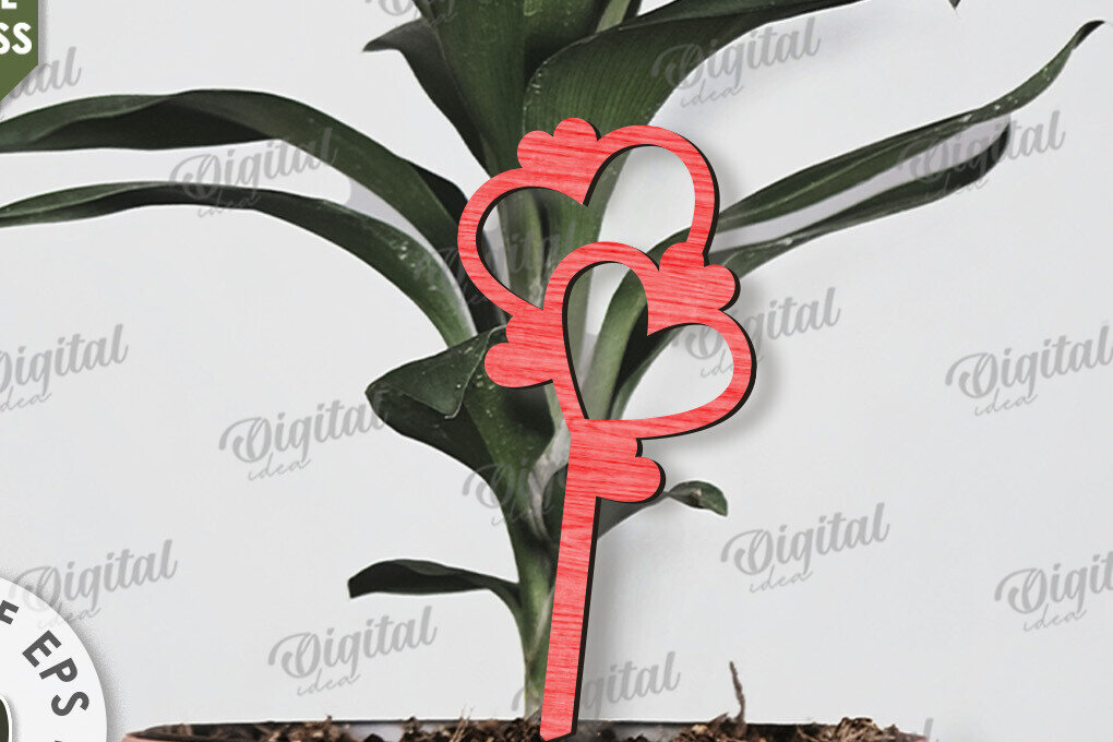 Intra απο ξύλο plywood 3mm-4mm πάχος – Κοπή με λέιζερ για την Ημέρα του Αγίου Βαλεντίνου Δίασταση  20x20 cm INTRAFABR-110382125