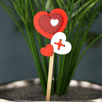 Intra απο ξύλο plywood 3mm-4mm πάχος – Πακέτο φυτών για την Ημέρα του Αγίου Βαλεντίνου |CNC Δίασταση  20x20 cm INTRAFABR-112631128 - Image 7