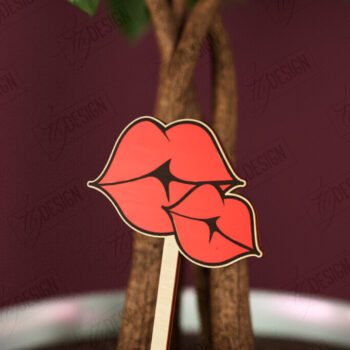 Intra απο ξύλο plywood 3mm-4mm πάχος – Πακέτο φυτών για την Ημέρα του Αγίου Βαλεντίνου |CNC Δίασταση  20x20 cm INTRAFABR-112620849 - Image 5