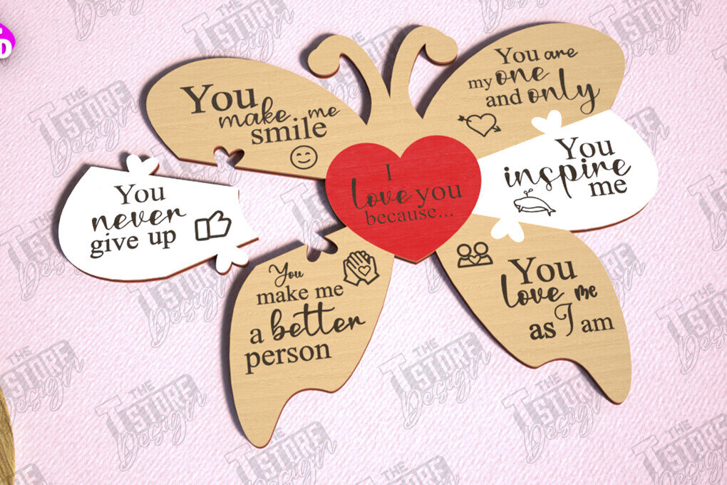 Intra απο ξύλο plywood 3mm-4mm πάχος – Παζλ του Αγίου Βαλεντίνου | Ρομαντικό δώρο Δίασταση  20x20 cm INTRAFABR-112093320