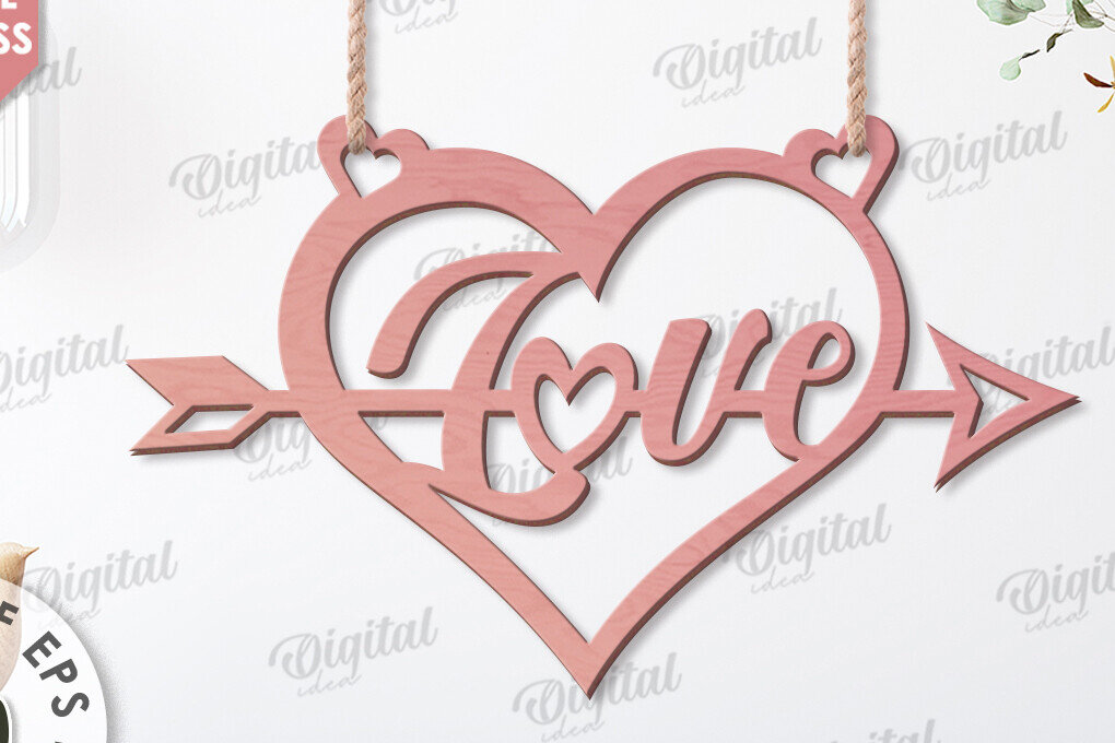 Intra απο ξύλο plywood 3mm-4mm πάχος – Αποσπάσματα για την Ημέρα του Αγίου Βαλεντίνου Αποκοπή με λέιζερ Δίασταση  20x20 cm INTRAFABR-113331688