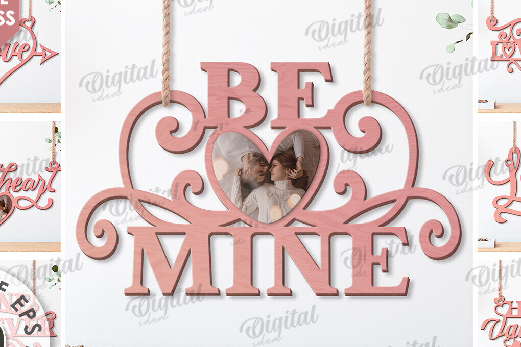 Intra απο ξύλο plywood 3mm-4mm πάχος – Δέσμη κοπής με λέιζερ αποσπάσματα για την ημέρα του Αγίου Βαλεντίνου Δίασταση  20x20 cm INTRAFABR-113335713