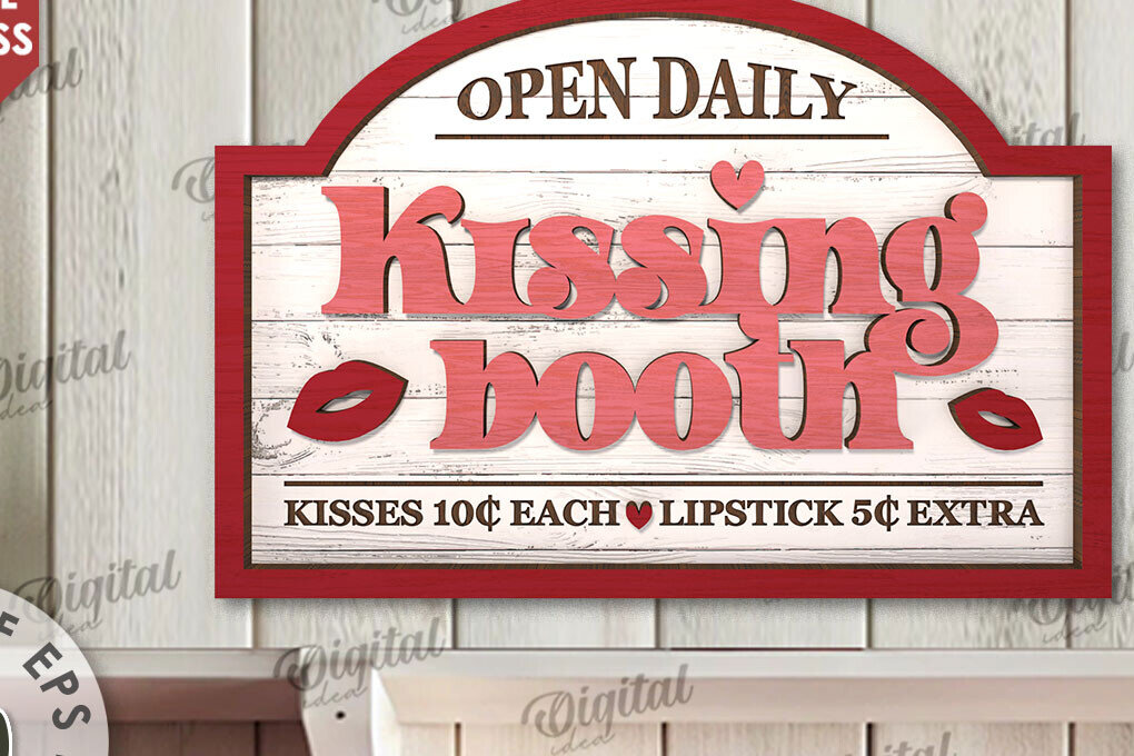 Intra απο ξύλο plywood 3mm-4mm πάχος – Ημέρα του Αγίου Βαλεντίνου ρετρό σημάδι κοπής με λέιζερ Δίασταση  20x20 cm INTRAFABR-110383212