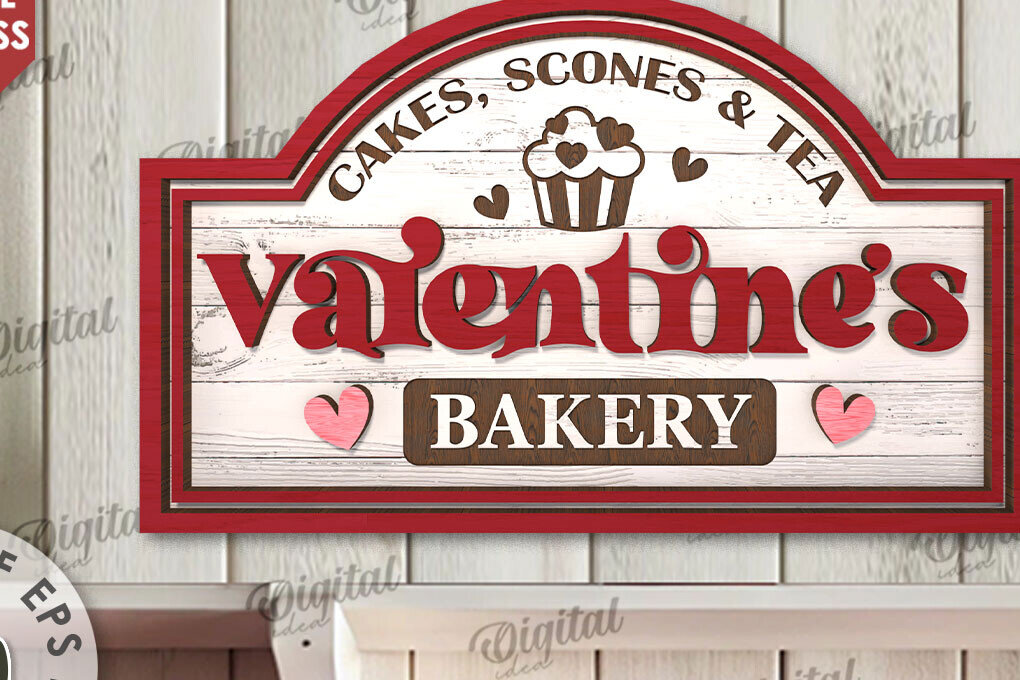 Intra απο ξύλο plywood 3mm-4mm πάχος – Ημέρα του Αγίου Βαλεντίνου ρετρό σημάδι κοπής με λέιζερ Δίασταση  20x20 cm INTRAFABR-110382893