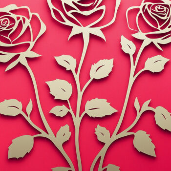Intra απο ξύλο plywood 3mm-4mm πάχος – Αρχείο περικοπής Roses Days Valentine Δίασταση  20x20 cm INTRAFABR-105060217 - Image 1
