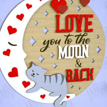 Intra απο ξύλο plywood 3mm-4mm πάχος – Πακέτο σημάτων για την Ημέρα του Αγίου Βαλεντίνου | CNC Δίασταση  20x20 cm INTRAFABR-110331944 - Image 10