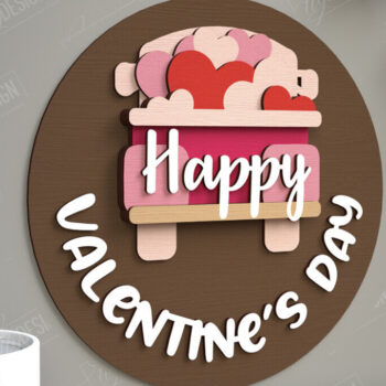 Intra απο ξύλο plywood 3mm-4mm πάχος – Πακέτο σημάτων για την Ημέρα του Αγίου Βαλεντίνου | CNC Δίασταση  20x20 cm INTRAFABR-110186544 - Image 10