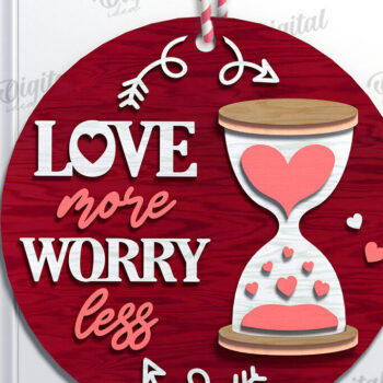 Intra απο ξύλο plywood 3mm-4mm πάχος – Πακέτο λέιζερ στρογγυλών πινακίδων για την ημέρα του Αγίου Βαλεντίνου Δίασταση  20x20 cm INTRAFABR-110122340 - Image 11