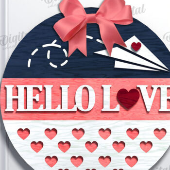 Intra απο ξύλο plywood 3mm-4mm πάχος – Πακέτο λέιζερ στρογγυλών πινακίδων για την ημέρα του Αγίου Βαλεντίνου Δίασταση  20x20 cm INTRAFABR-110122340 - Image 13