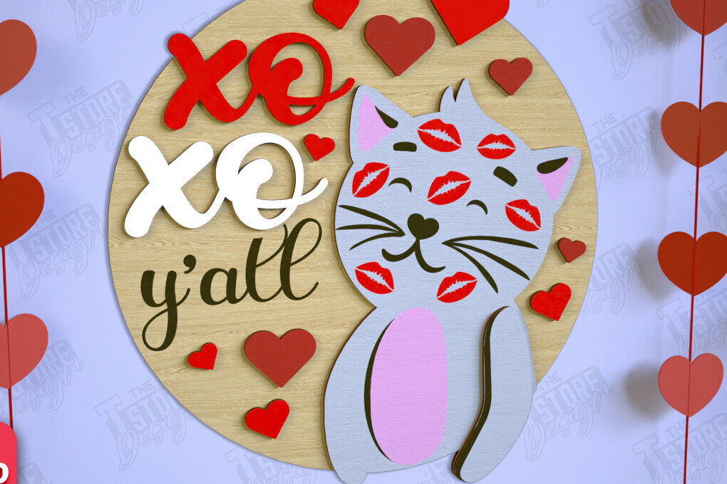 Intra απο ξύλο plywood 3mm-4mm πάχος – Σημάδια για την Ημέρα του Αγίου Βαλεντίνου | Επιγραφές τοίχου Δίασταση  40x30 cm INTRAFABR-110331298