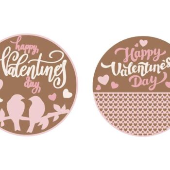 Intra απο ξύλο plywood 3mm-4mm πάχος – ΣΕΤ Ημέρα του Αγίου Βαλεντίνου Διακόσμηση τοίχου Δίασταση  40x30 cm INTRAFABR-87347020 - Image 4