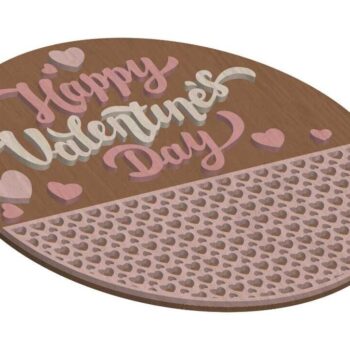 Intra απο ξύλο plywood 3mm-4mm πάχος – ΣΕΤ Ημέρα του Αγίου Βαλεντίνου Διακόσμηση τοίχου Δίασταση  40x30 cm INTRAFABR-87347020 - Image 9