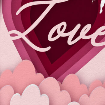 Intra απο ξύλο plywood 3mm-4mm πάχος – Κουτί σκιών για την ημέρα του Αγίου Βαλεντίνου, τρισδιάστατη κοπή χαρτιού Δίασταση  20x20 cm INTRAFABR-57871634 - Image 3