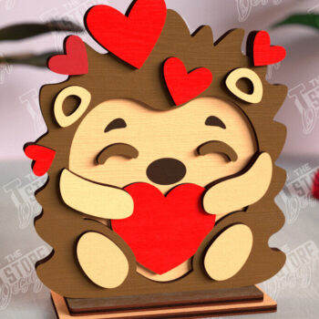 Intra απο ξύλο plywood 3mm-4mm πάχος – Πακέτο με ράφι για την ημέρα του Αγίου Βαλεντίνου Δίασταση  20x20 cm INTRAFABR-110278016 - Image 7