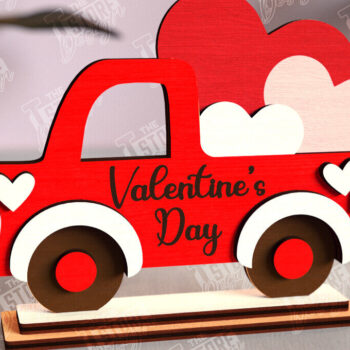 Intra απο ξύλο plywood 3mm-4mm πάχος – Πακέτο με ράφι για την ημέρα του Αγίου Βαλεντίνου Δίασταση  20x20 cm INTRAFABR-110278016 - Image 10