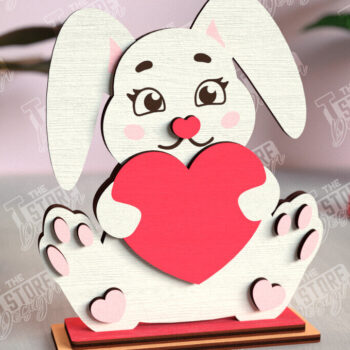 Intra απο ξύλο plywood 3mm-4mm πάχος – Πακέτο με ράφι για την ημέρα του Αγίου Βαλεντίνου Δίασταση  20x20 cm INTRAFABR-110278016 - Image 11