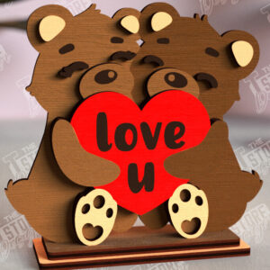 Intra απο ξύλο plywood 3mm-4mm πάχος – Βαλεντίνου Ράφια Sitters | Αρχείο CNC Δίασταση  20x20 cm INTRAFABR-110277293