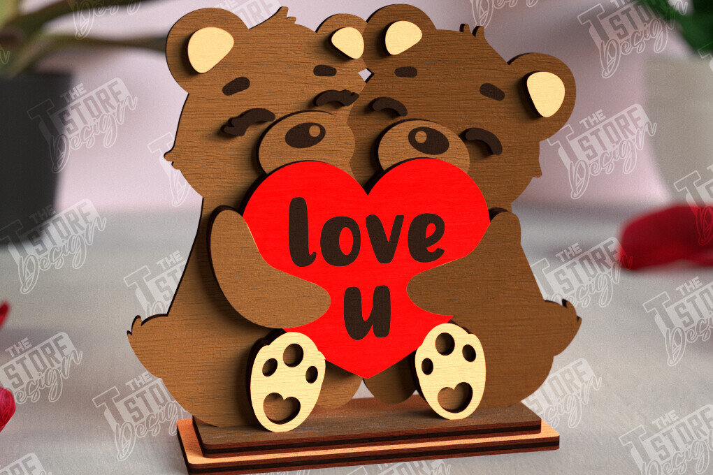 Intra απο ξύλο plywood 3mm-4mm πάχος – Βαλεντίνου Ράφια Sitters | Αρχείο CNC Δίασταση  20x20 cm INTRAFABR-110277293