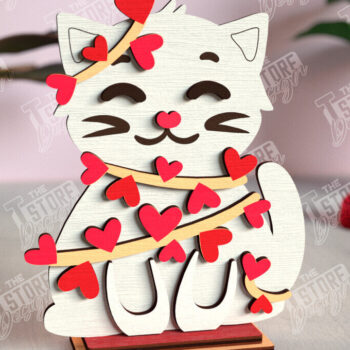 Intra απο ξύλο plywood 3mm-4mm πάχος – Βαλεντίνου Ράφια Sitters | Αρχείο CNC Δίασταση  20x20 cm INTRAFABR-110277363 - Image 1