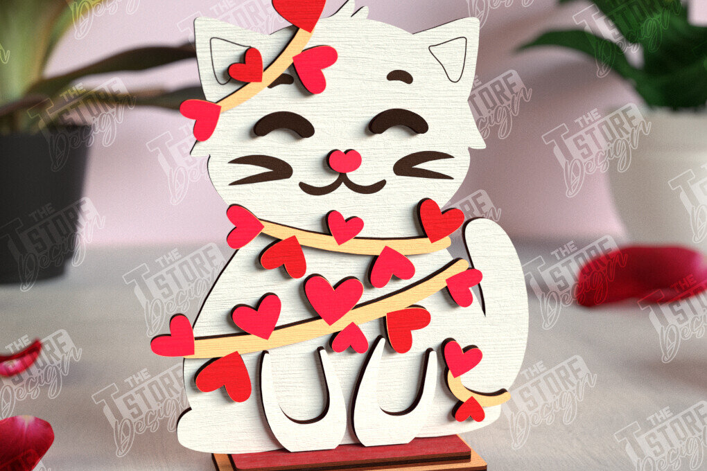 Intra απο ξύλο plywood 3mm-4mm πάχος – Βαλεντίνου Ράφια Sitters | Αρχείο CNC Δίασταση  20x20 cm INTRAFABR-110277363