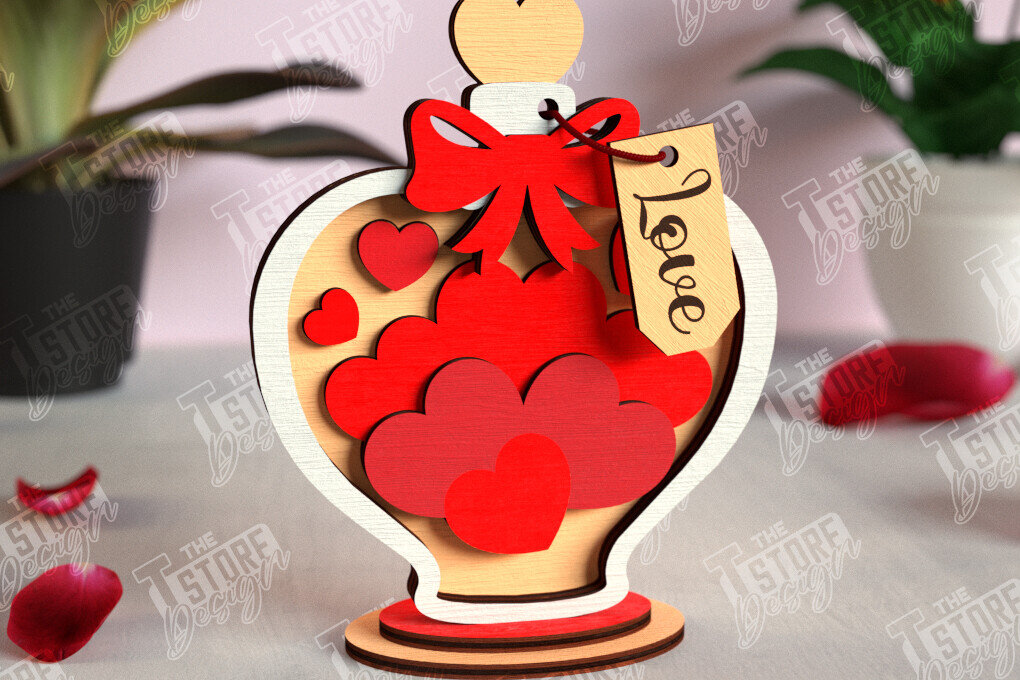 Intra απο ξύλο plywood 3mm-4mm πάχος – Βαλεντίνου Ράφια Sitters | Αρχείο CNC Δίασταση  20x20 cm INTRAFABR-110277531