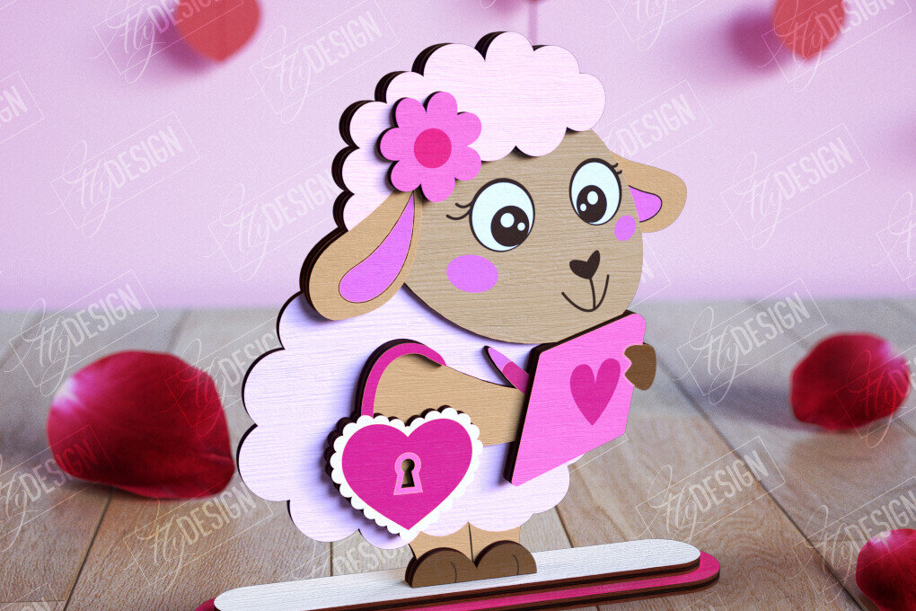 Intra απο ξύλο plywood 3mm-4mm πάχος – Βαλεντίνου Ράφια Sitters | Αρχείο CNC Δίασταση  20x20 cm INTRAFABR-110119843