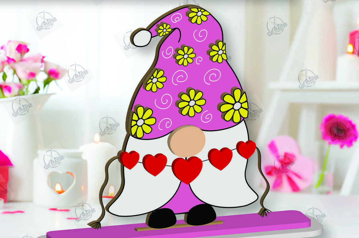 Intra απο ξύλο plywood 3mm-4mm πάχος – Ημέρα του Αγίου Βαλεντίνου ράφι Sitters Cut Laser Δίασταση  20x20 cm INTRAFABR-113392046