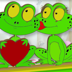 Intra απο ξύλο plywood 3mm-4mm πάχος – Ημέρα του Αγίου Βαλεντίνου ράφι Sitters Cut Laser Δίασταση  20x20 cm INTRAFABR-113392076