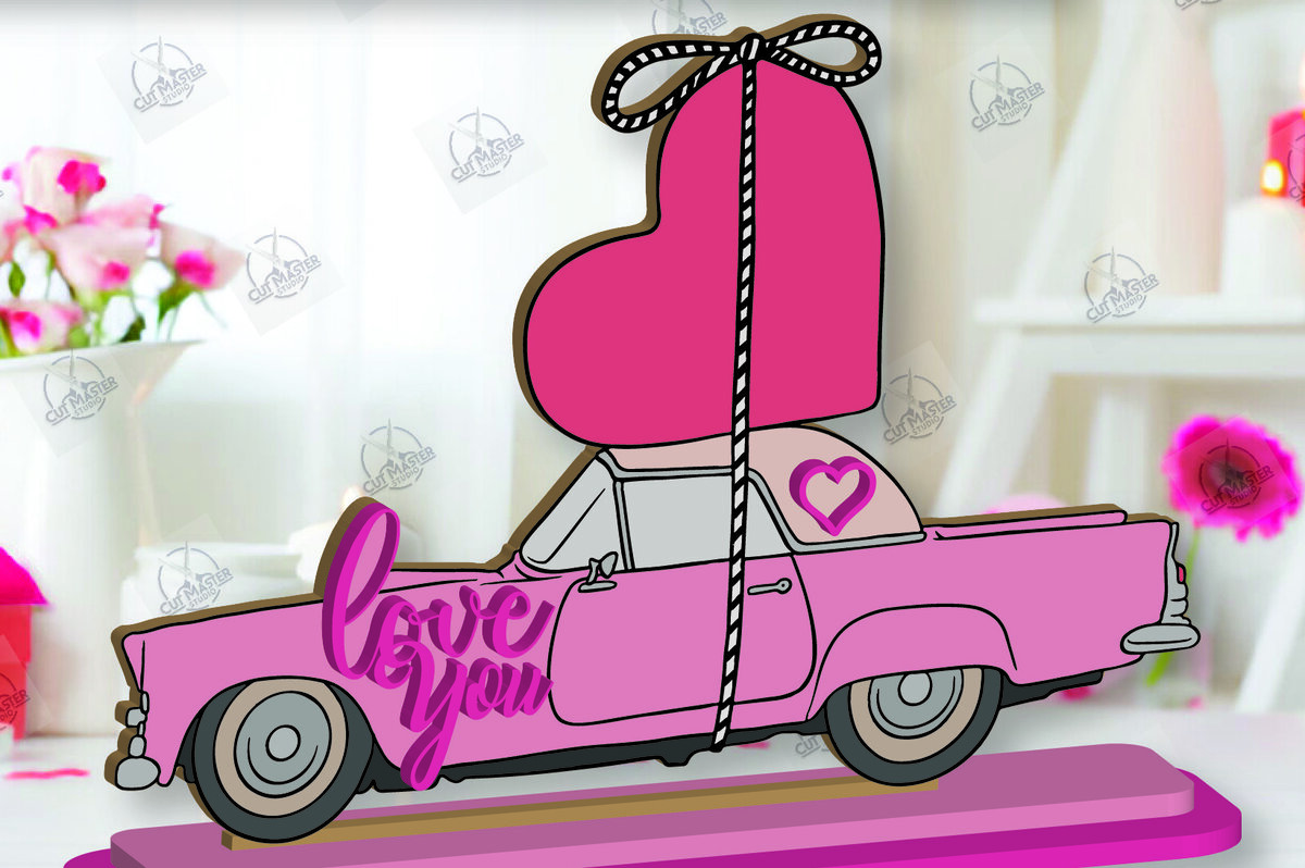 Intra απο ξύλο plywood 3mm-4mm πάχος – Ημέρα του Αγίου Βαλεντίνου ράφι Sitters Cut Laser Δίασταση  20x20 cm INTRAFABR-113465569