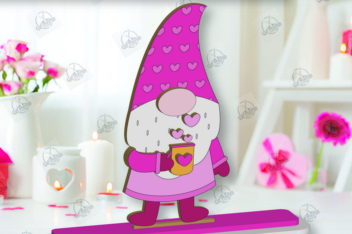 Intra απο ξύλο plywood 3mm-4mm πάχος – Ημέρα του Αγίου Βαλεντίνου ράφι Sitters Cut Laser Δίασταση  20x20 cm INTRAFABR-113465669