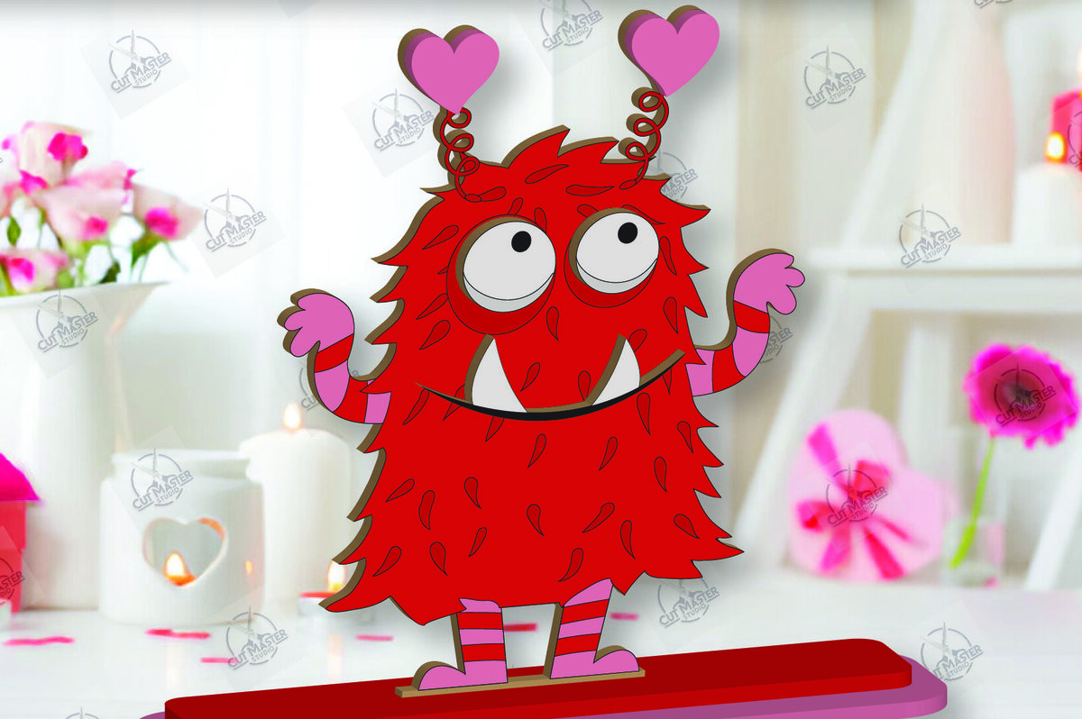 Intra απο ξύλο plywood 3mm-4mm πάχος – Ημέρα του Αγίου Βαλεντίνου ράφι Sitters Cut Laser Δίασταση  20x20 cm INTRAFABR-113465690