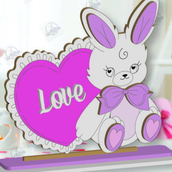 Intra απο ξύλο plywood 3mm-4mm πάχος – Πακέτο ράφι Sitters Day του Αγίου Βαλεντίνου Δίασταση 20x20 cm INTRAFABR-113465965 - Image 3