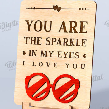 Intra απο ξύλο plywood 3mm-4mm πάχος – Διακόσμηση σταντ για την ημέρα του Αγίου Βαλεντίνου Κόψιμο με λέιζερ Δίασταση  20x20 cm INTRAFABR-114872440 - Image 1