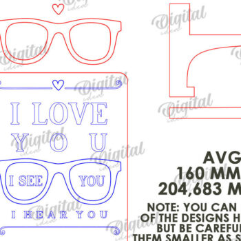 Intra απο ξύλο plywood 3mm-4mm πάχος – Διακόσμηση σταντ για την ημέρα του Αγίου Βαλεντίνου Κόψιμο με λέιζερ Δίασταση  20x20 cm INTRAFABR-114872481 - Image 2