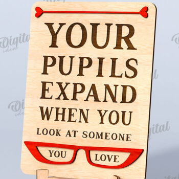 Intra απο ξύλο plywood 3mm-4mm πάχος – Διακόσμηση σταντ για την ημέρα του Αγίου Βαλεντίνου Κόψιμο με λέιζερ Δίασταση  20x20 cm INTRAFABR-114872491 - Image 1