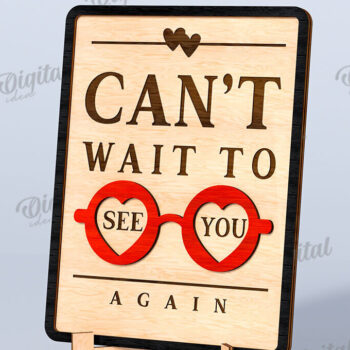 Intra απο ξύλο plywood 3mm-4mm πάχος – Διακόσμηση σταντ για την ημέρα του Αγίου Βαλεντίνου Κόψιμο με λέιζερ Δίασταση  20x20 cm INTRAFABR-114872678 - Image 1