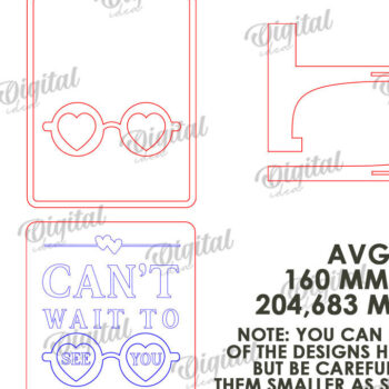Intra απο ξύλο plywood 3mm-4mm πάχος – Διακόσμηση σταντ για την ημέρα του Αγίου Βαλεντίνου Κόψιμο με λέιζερ Δίασταση  20x20 cm INTRAFABR-114872678 - Image 2