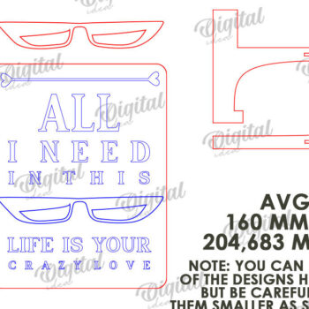 Intra απο ξύλο plywood 3mm-4mm πάχος – Διακόσμηση σταντ για την ημέρα του Αγίου Βαλεντίνου Κόψιμο με λέιζερ Δίασταση  20x20 cm INTRAFABR-114872691 - Image 2