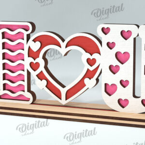 Intra απο ξύλο plywood 3mm-4mm πάχος – Διακόσμηση σταντ για την ημέρα του Αγίου Βαλεντίνου Κόψιμο με λέιζερ Δίασταση  20x20 cm INTRAFABR-113765582