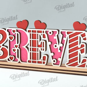 Intra απο ξύλο plywood 3mm-4mm πάχος – Διακόσμηση σταντ για την ημέρα του Αγίου Βαλεντίνου Κόψιμο με λέιζερ Δίασταση  20x20 cm INTRAFABR-113765616