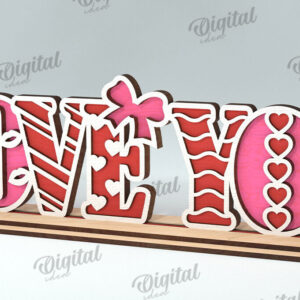 Intra απο ξύλο plywood 3mm-4mm πάχος – Διακόσμηση σταντ για την ημέρα του Αγίου Βαλεντίνου Κόψιμο με λέιζερ Δίασταση  20x20 cm INTRAFABR-113765643