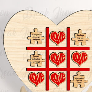 Intra απο ξύλο plywood 3mm-4mm πάχος – Μόνιμα αρχεία κοπής με λέιζερ για την ημέρα του Αγίου Βαλεντίνου Δίασταση  20x20 cm INTRAFABR-114050598