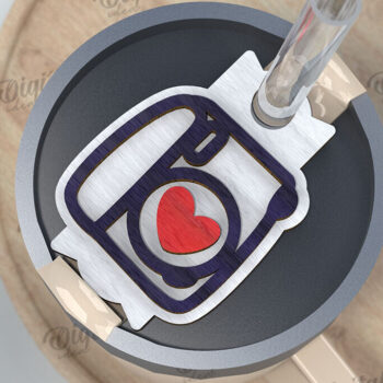 Intra απο ξύλο plywood 3mm-4mm πάχος – Ημέρα του Αγίου Βαλεντίνου Stanley Topper LaserCut Δίασταση  20x20 cm INTRAFABR-109868167 - Image 1