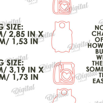 Intra απο ξύλο plywood 3mm-4mm πάχος – Πακέτο Stanley Toppers για την Ημέρα του Αγίου Βαλεντίνου Δίασταση  20x20 cm INTRAFABR-109880404 - Image 2