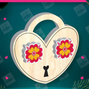 Intra απο ξύλο plywood 3mm-4mm πάχος – Σκουλαρίκια για την Ημέρα του Αγίου Βαλεντίνου Δίασταση  5x5 cm INTRAFABR-112932614