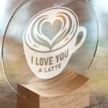 Intra απο ξύλο plywood 3mm-4mm πάχος – Ημέρα του Αγίου Βαλεντίνου, Heart, Love Δίασταση  20x20 cm INTRAFABR-115735902 - Image 2