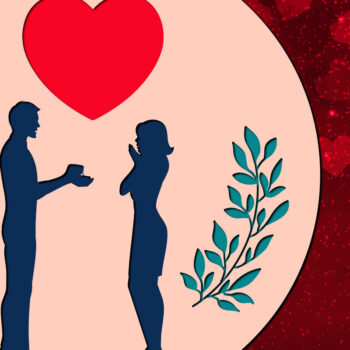 Intra απο ξύλο plywood 3mm-4mm πάχος – Σημάδι για την Ημέρα του Αγίου Βαλεντίνου, Αρχείο κοπής με λέιζερ Δίασταση  20x20 cm INTRAFABR-23413565 - Image 1